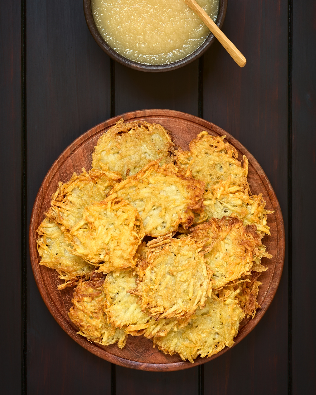 Kartoffelpuffer mit Apfelmus