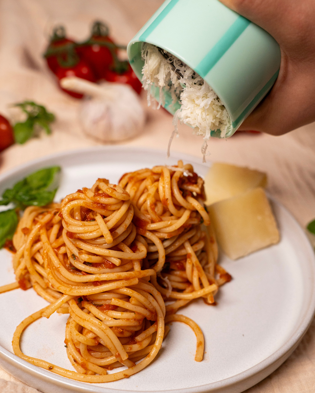 Spaghetti Napoli & Pecorino