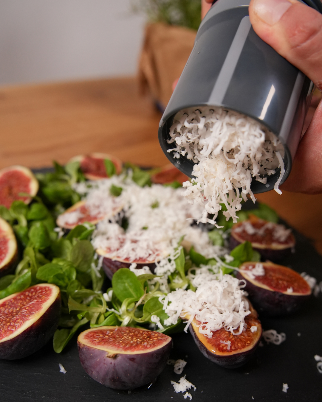 Karamellisierte Feigen mit Ziegengouda