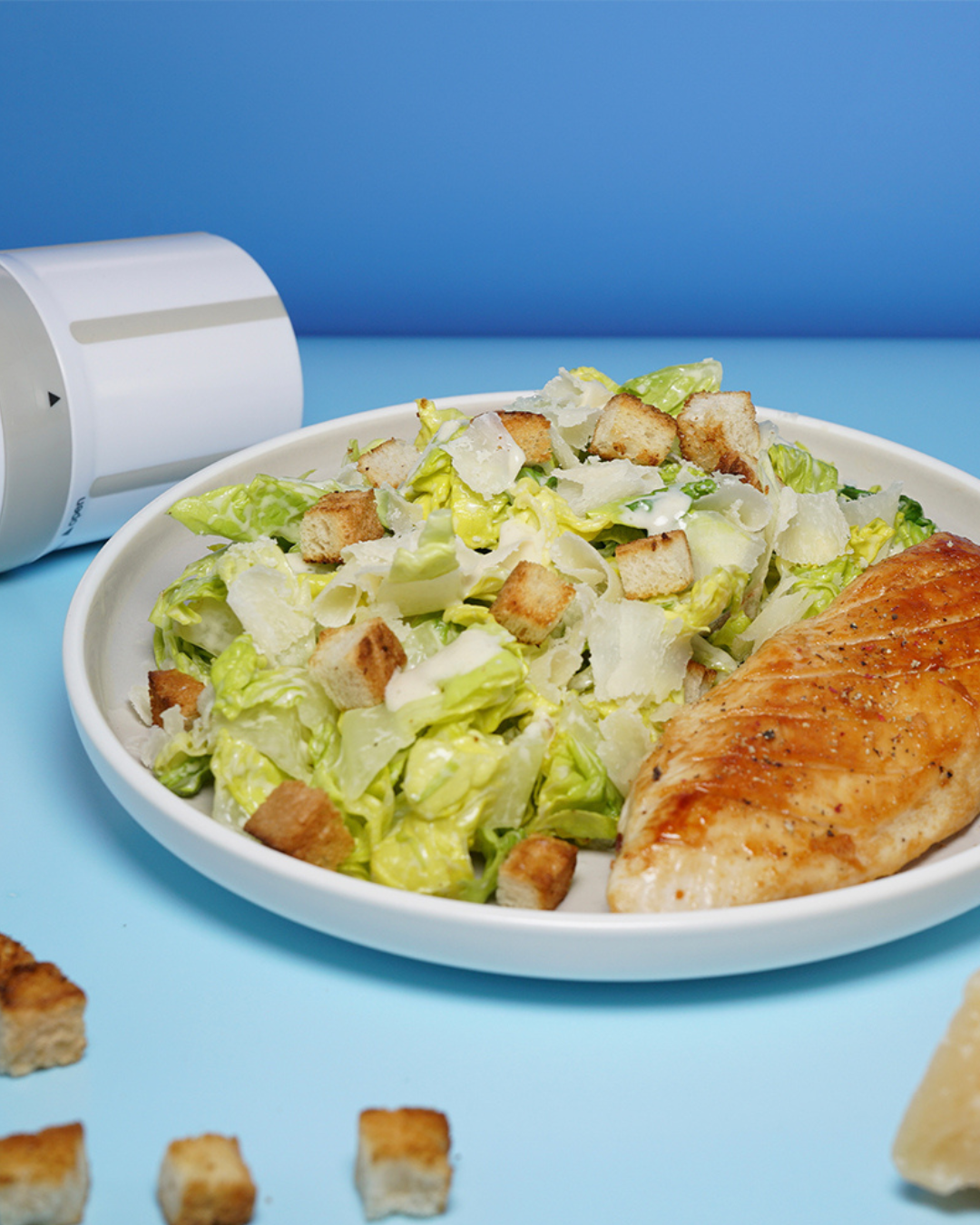 Ceasar Salad Rezept mit klassischem Ceasar Salad Dressing