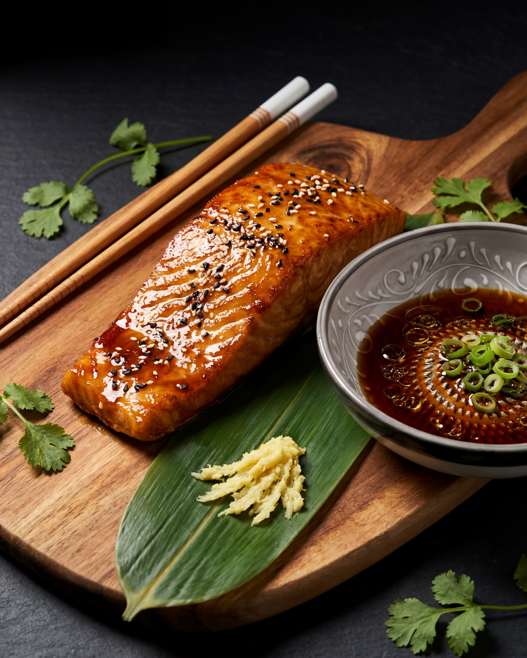 Marinierter Lachs nach Teriyaki Sauce Rezept