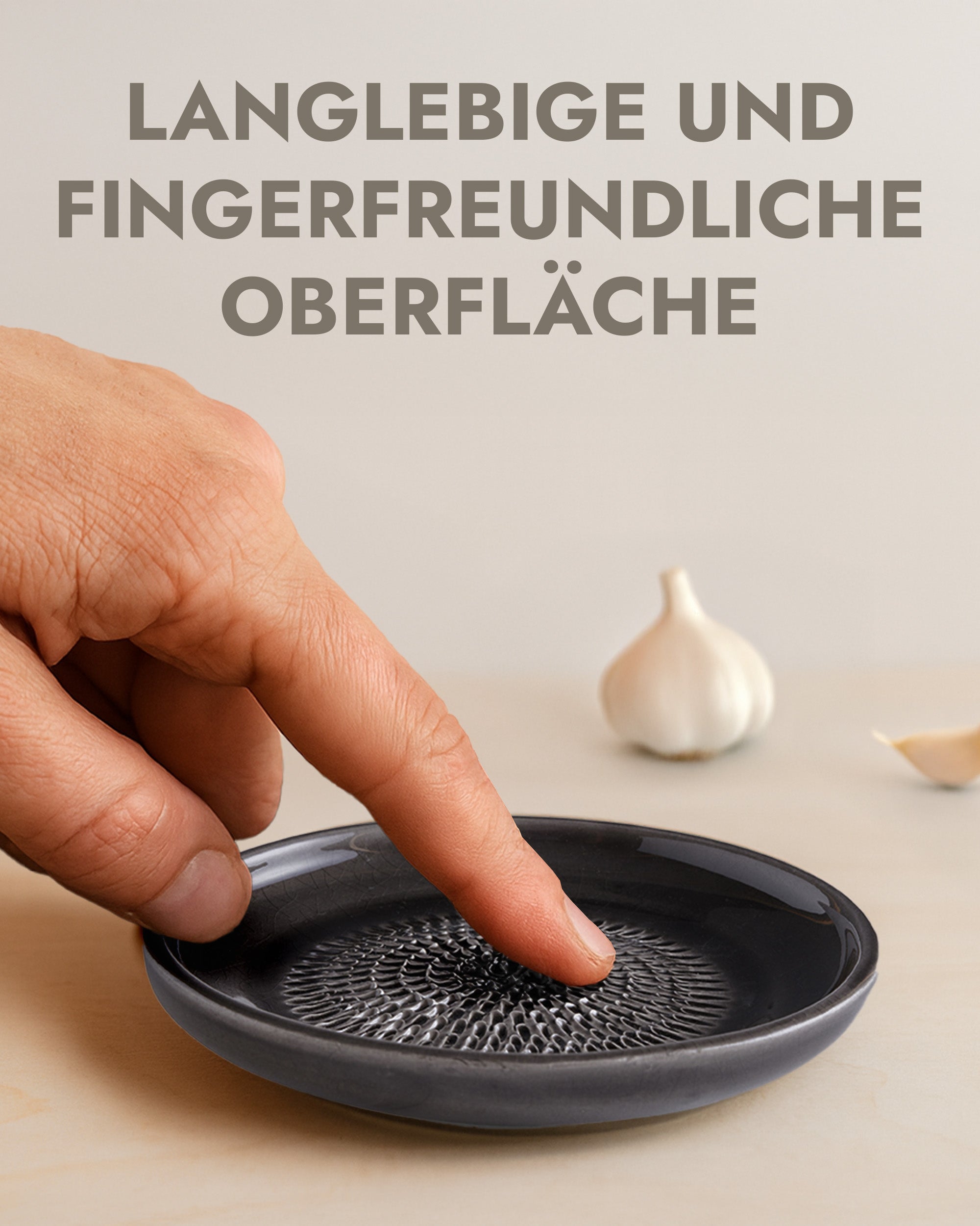 Tellerreibe Anthrazit