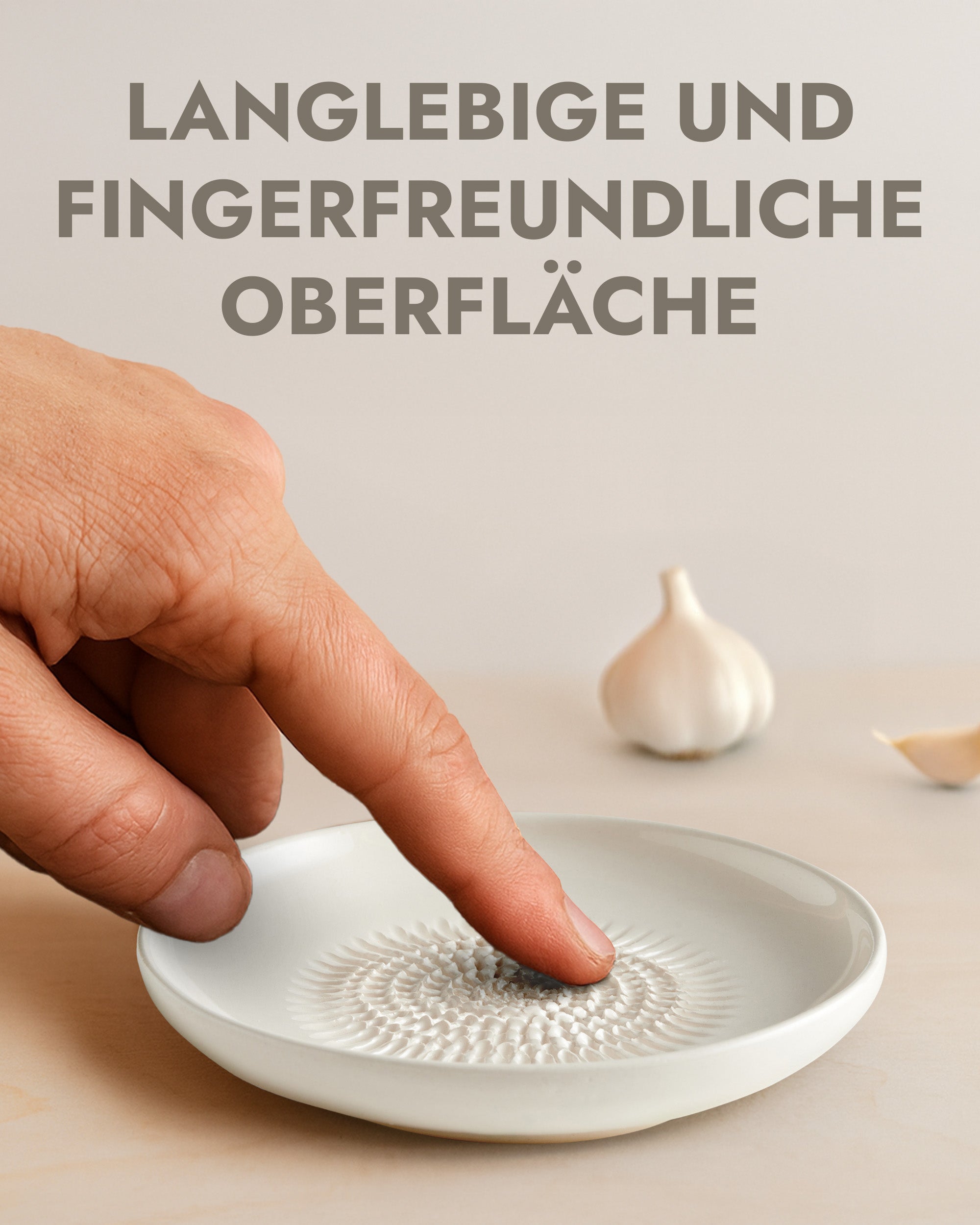Tellerreibe Cremeweiß