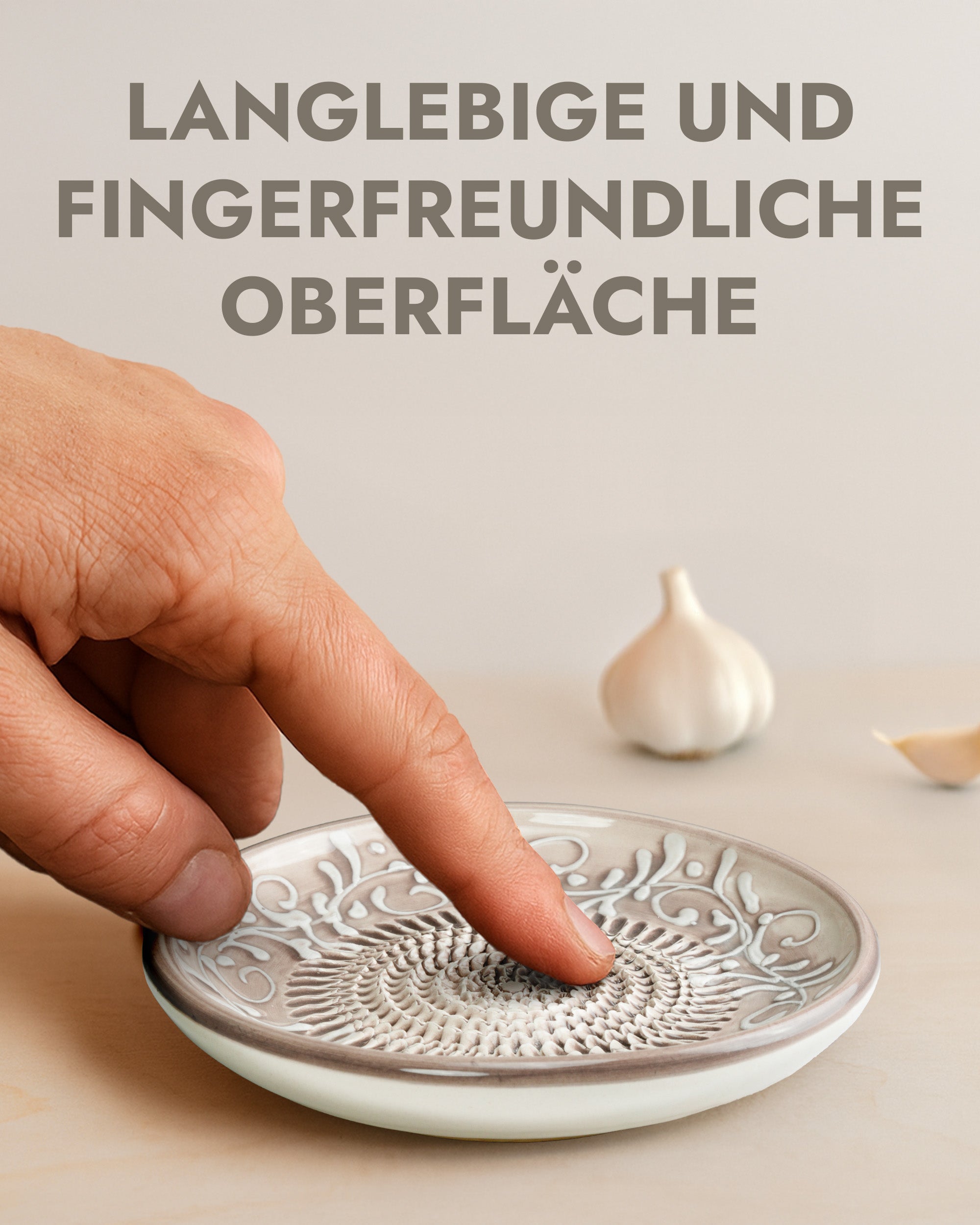 Tellerreibe Taupe