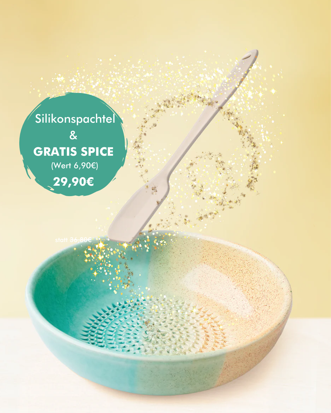 Magic Mix Bowl Set - mit Silikonspachtel & GRATIS SPICE