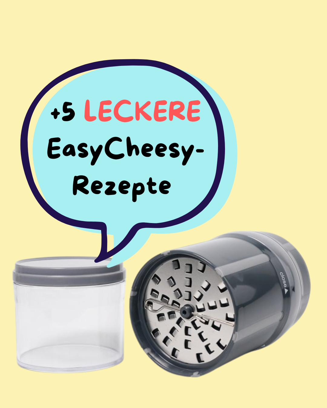Easy-Set 1 - EasyGrater + 5 Rezeptkarten