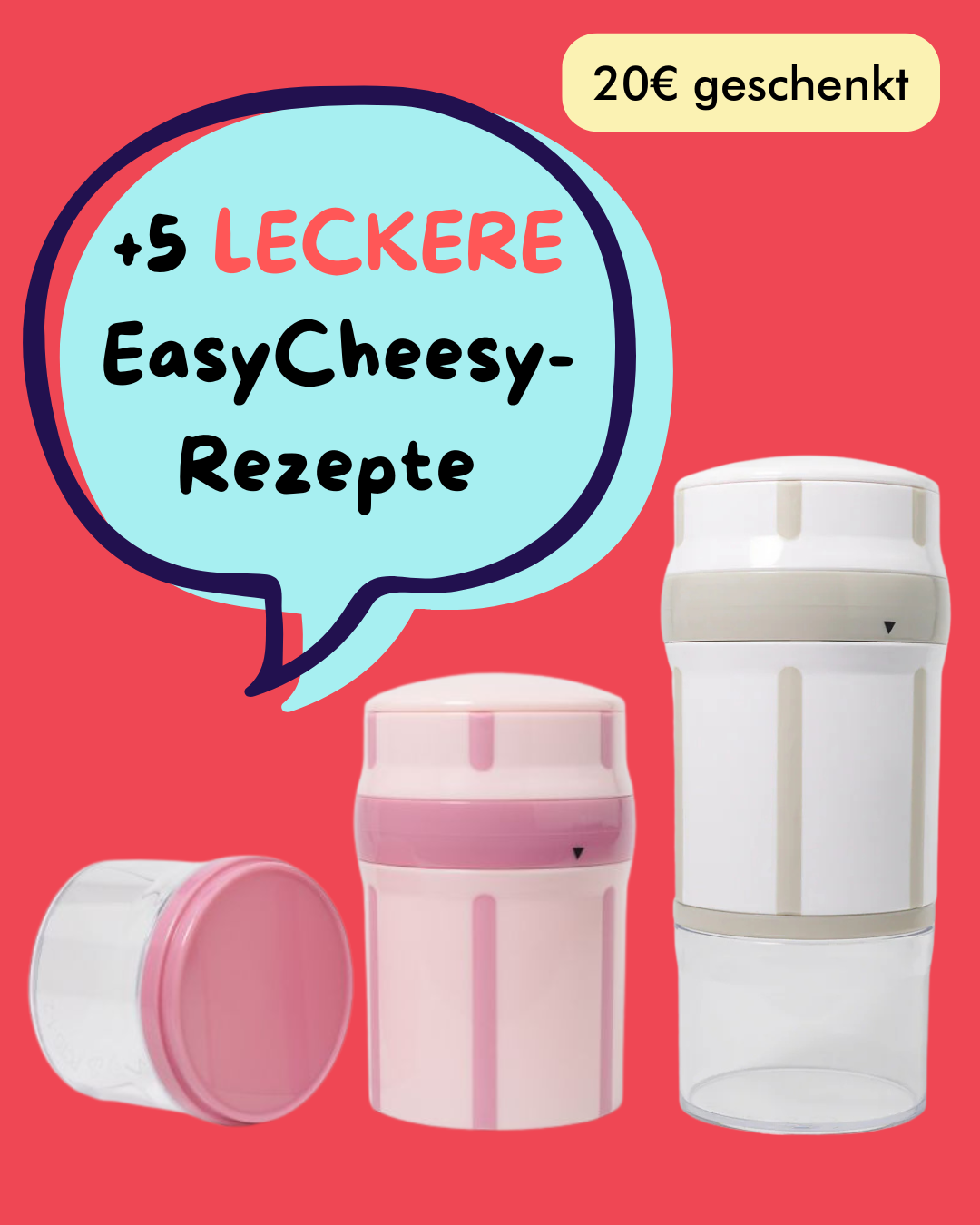 Easy-Set 2 - 2 EasyGrater + 2x5 Rezeptkarten
