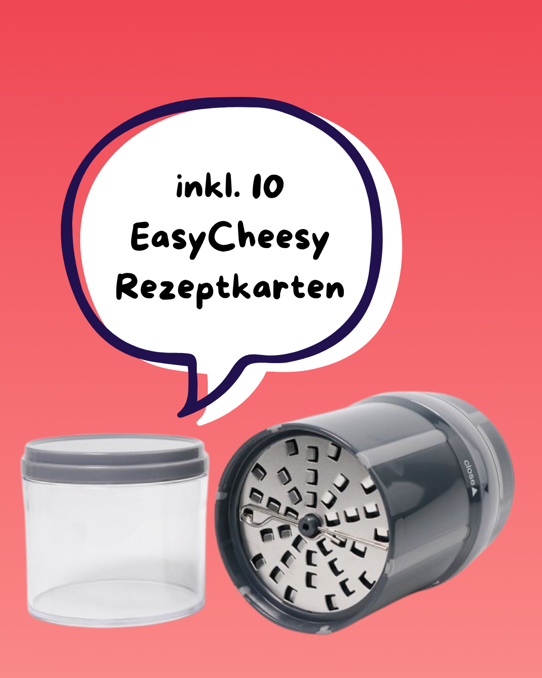 Easy-Set 1 - EasyGrater + 10 Rezeptkarten