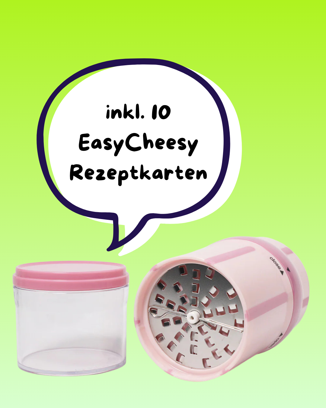 EasyGrater Pink + 10 Rezeptkarten