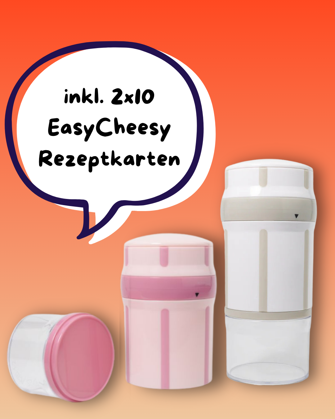 Easy-Set 2 - 2 EasyGrater + 2x10 Rezeptkarten