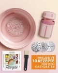 Easy-Set 4 - Reibeschüssel + EasyGrater + 10 Rezeptkarten