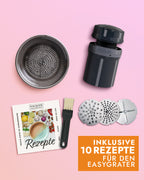 Easy-Set 3 - EasyGrater + Tellerreibe + 10 Rezeptkarten