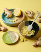 <strong>Ingwer Selfcare-Set</strong> <br> Tellerreibe + Dipschale + Magic Mix Bowl + Silikonspachtel