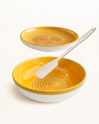 Magic Mix-Bowl-Set mit Tellerreibe und Silikonspachtel