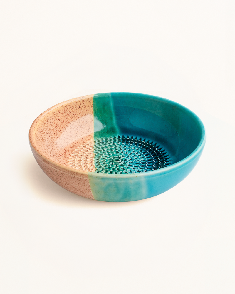 <strong>Ingwer-Gourmet-Set</strong> <br> Tellerreibe + Dipschale + Magic Mix Bowl + Reibeschüssel + Silikonspachtel + Sparschäler