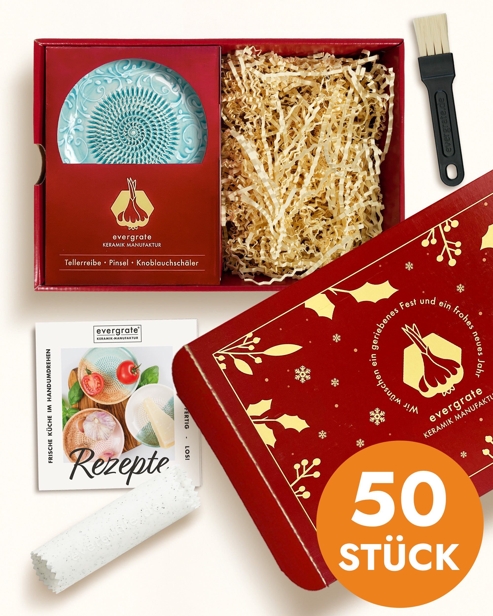 Geschenkset #2-Mit Platz Weihnachtlich 50er