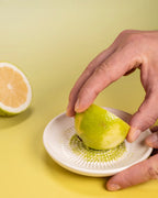 <strong>Ingwer Verschenk-Set</strong> <br>mit 3 Tellerreiben, jeweils mit Rezeptheft u. Reinigungspinsel