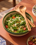 Salatbesteck aus Kirschholz