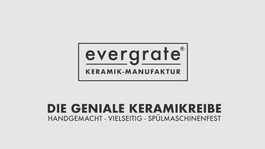 Keramikreibe Anleitung für Knoblauch, Ingwer und weitere Zutaten mit einem Reibeteller